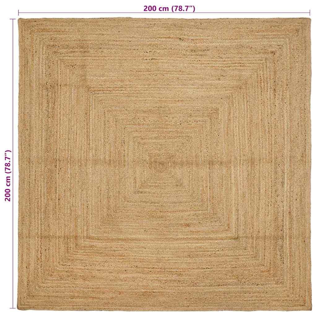 VidaXL  Teppich für das wohnzimmer jute 