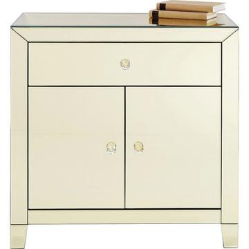 Commode Luxe Champagne 2 portes 1 tiroir