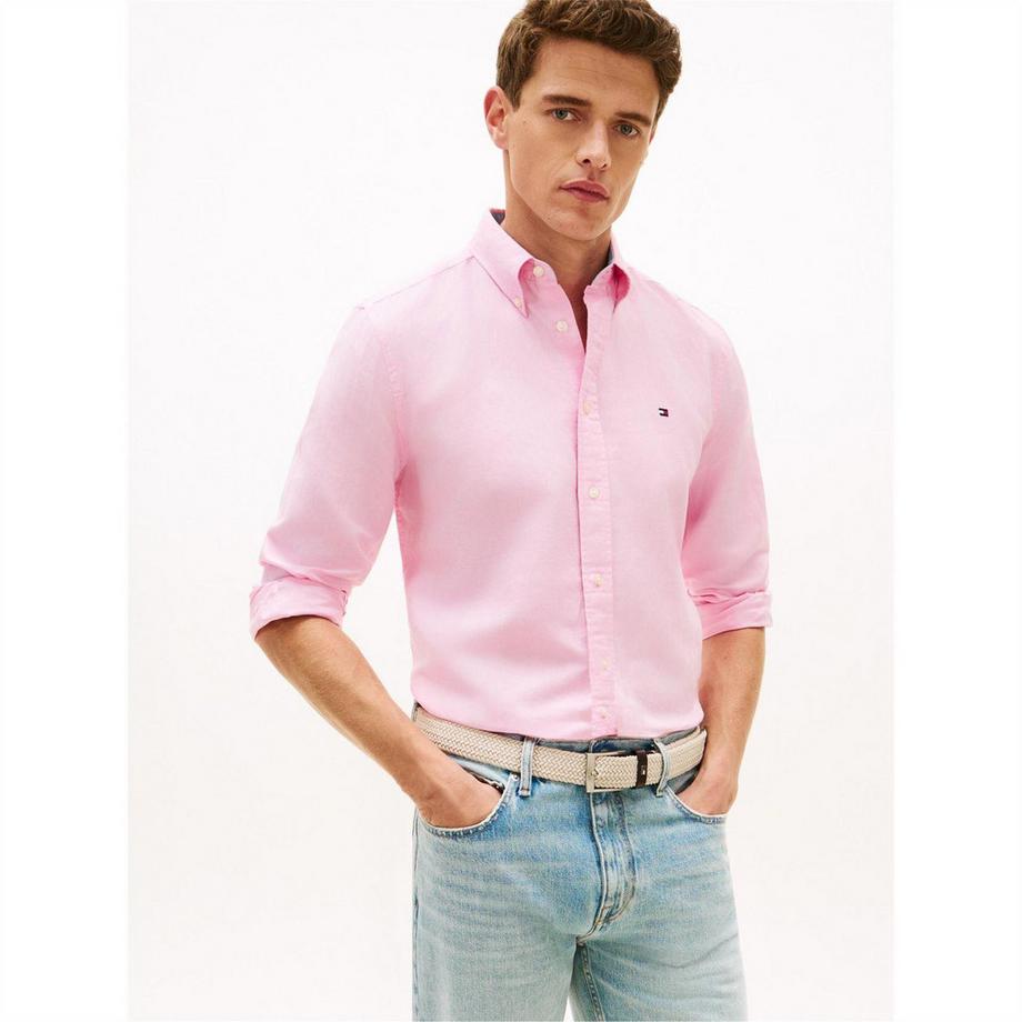 TOMMY HILFIGER  Hemd, Leinen 