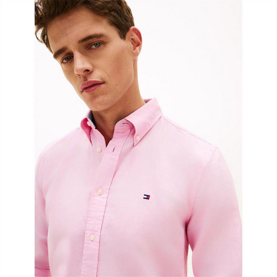 TOMMY HILFIGER  Hemd, Leinen 