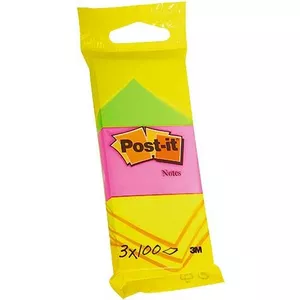 POST-IT Neon Notes 38x51mm 6812 3 Farben ass. 100 Blatt