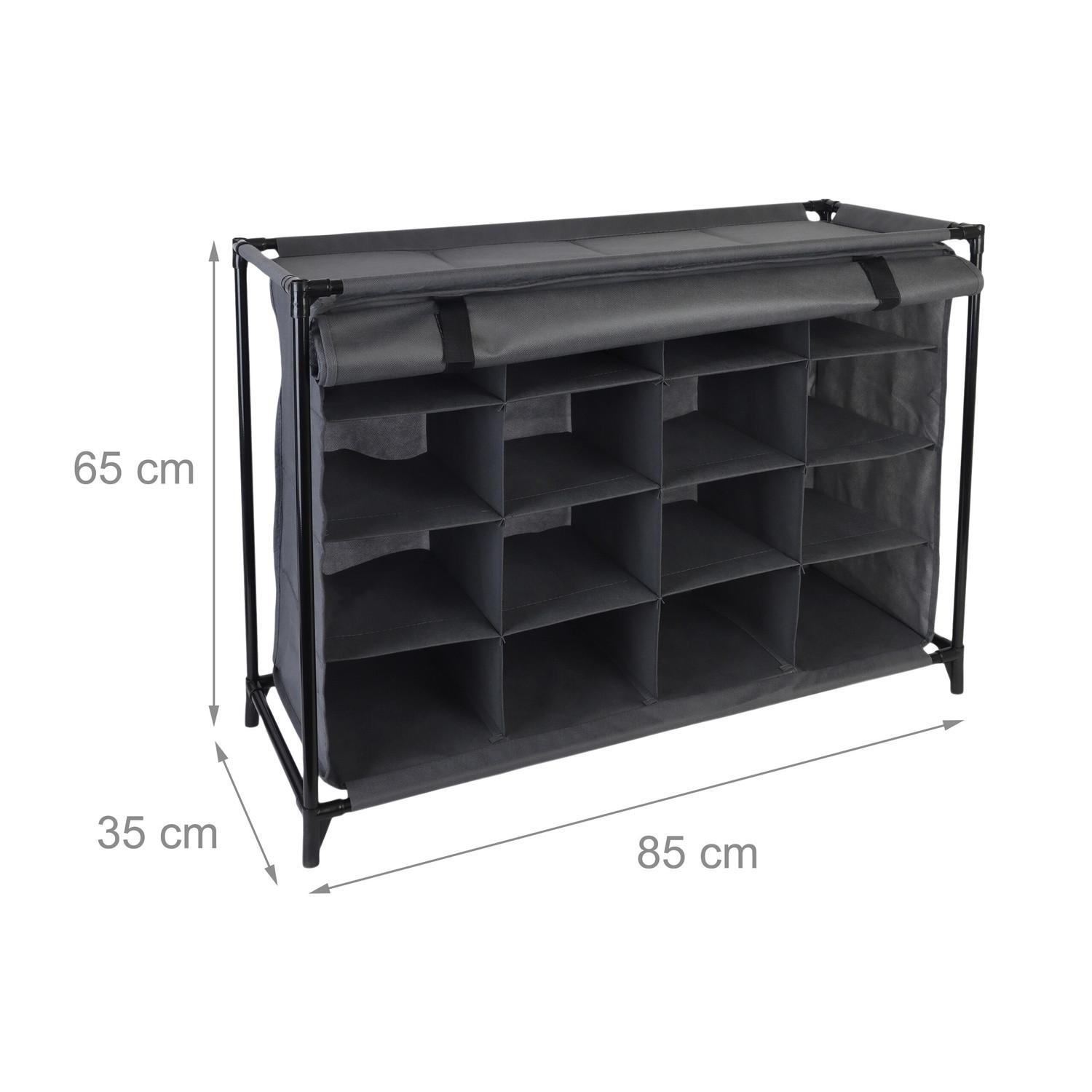 Northix Scarpiera pieghevole, 16 paia  