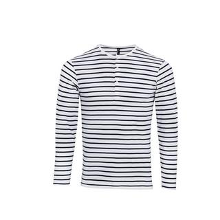 PREMIER Preier Long John T-Shirt a Righe  