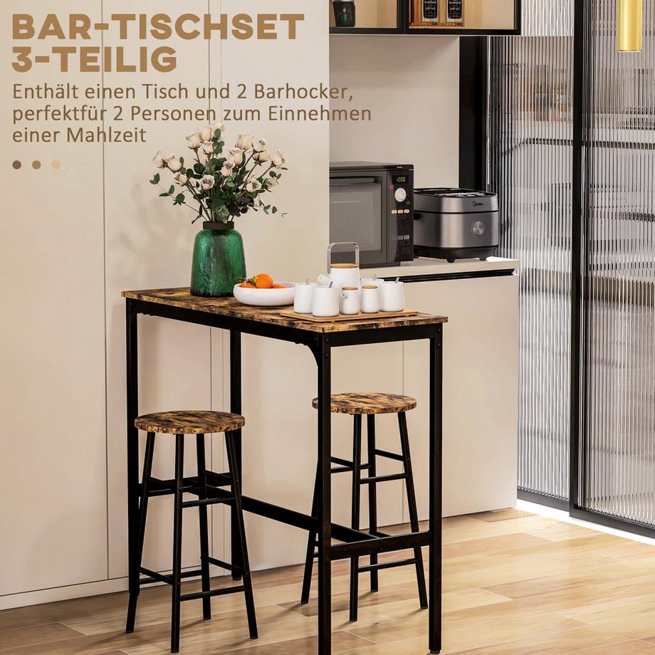 HOMCOM Bartisch-Set  