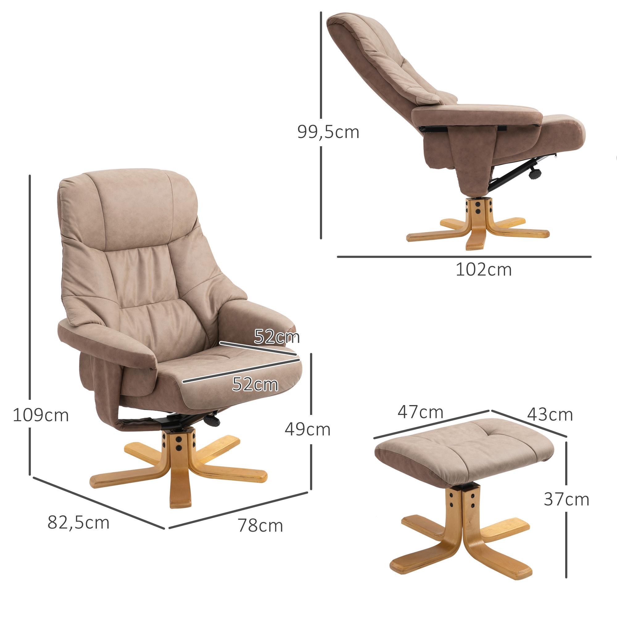 HOMCOM Fauteuil de relaxation  