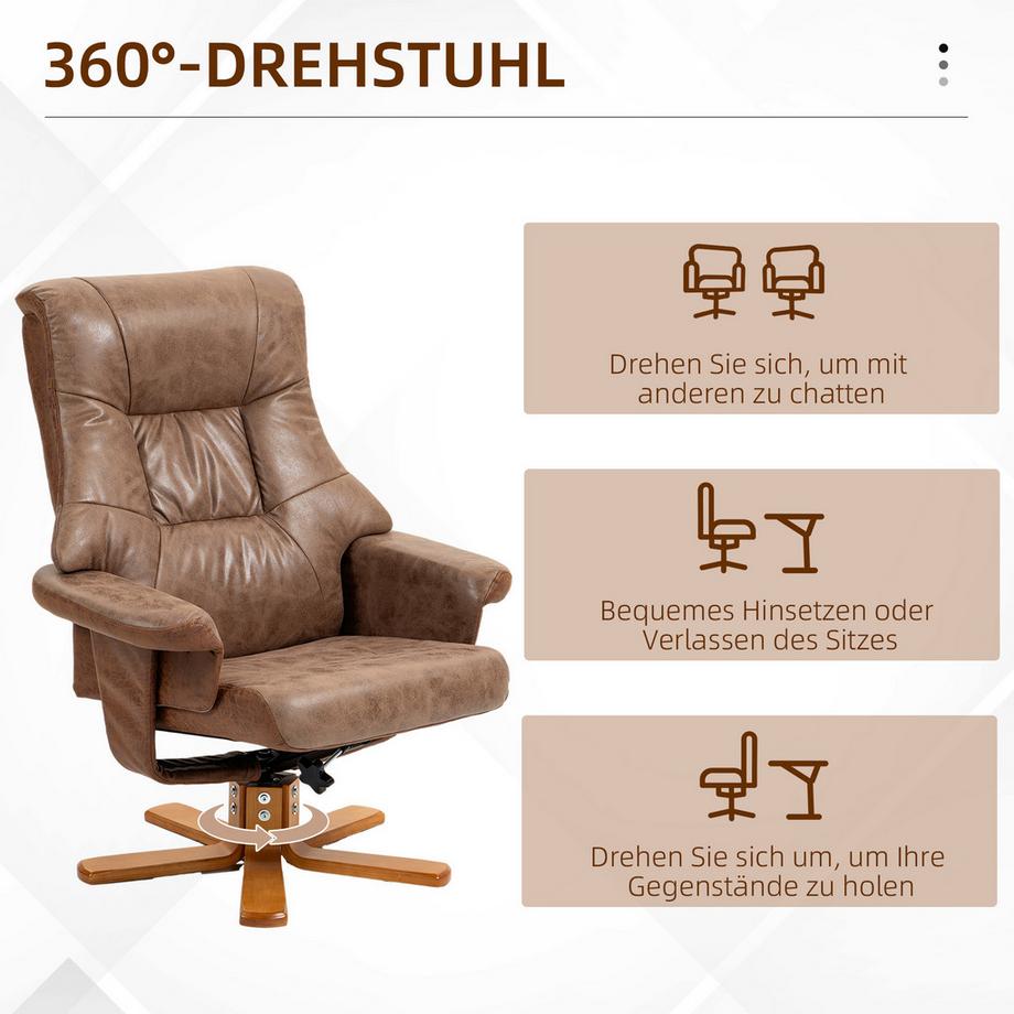 HOMCOM Fauteuil de relaxation  