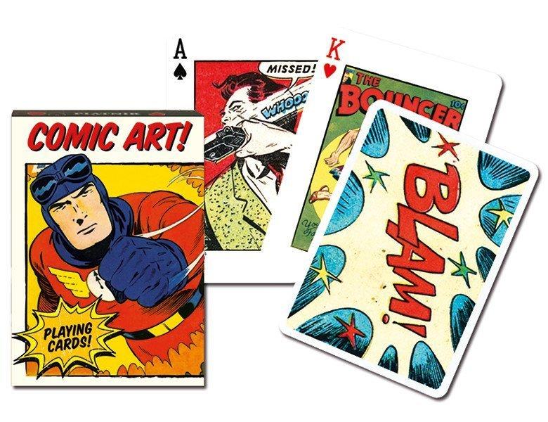 Piatnik  Collectors Cards Poker, Vintage Comic Art 