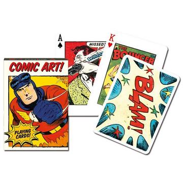 Collectors Cards Poker, Vintage Comic Art