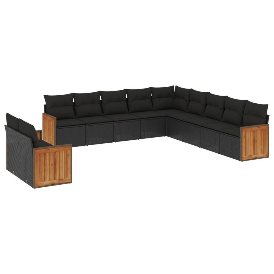Ensemble de canapés de jardin rotin synthétique