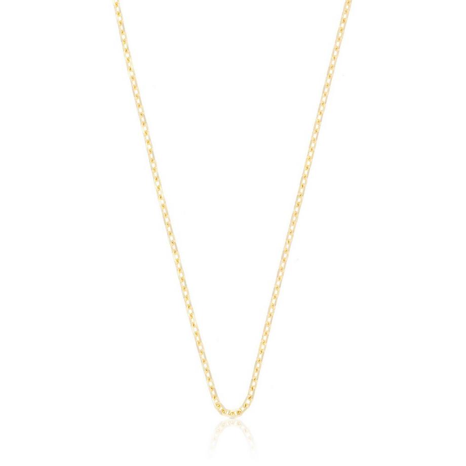 MUAU Schmuck  Collier Anker Gelbgold 750, 2.1mm, 42cm 