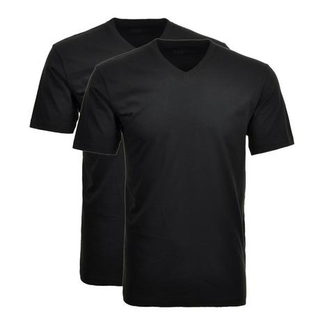 Ragman V-Ausschnitt T-Shirt 2er Pack Comfort Fit  