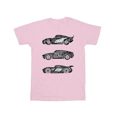 Disney Cars T-Shirt Stampa Grafica  