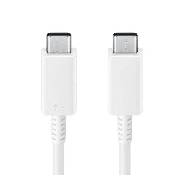 SAMSUNG  Cavo USB-C Originale Samsung 5A Bianco 