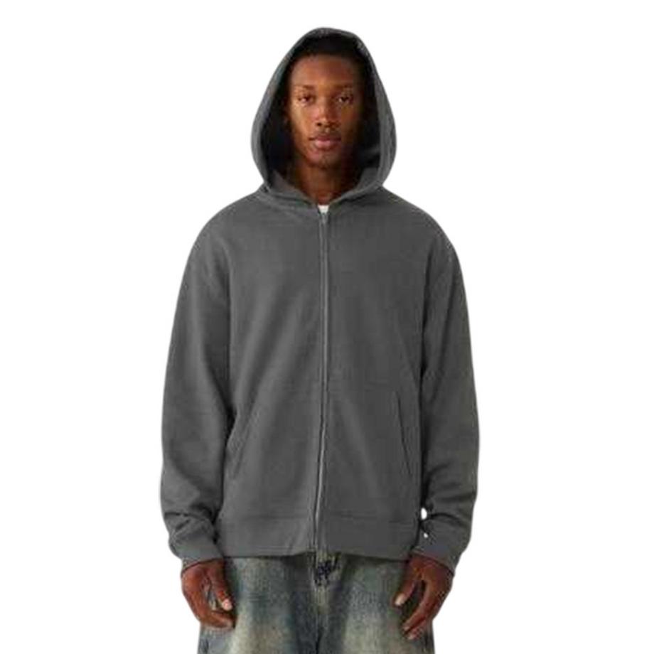 Hoodie Mit Durchgehendem Reißverschluss, Schwer