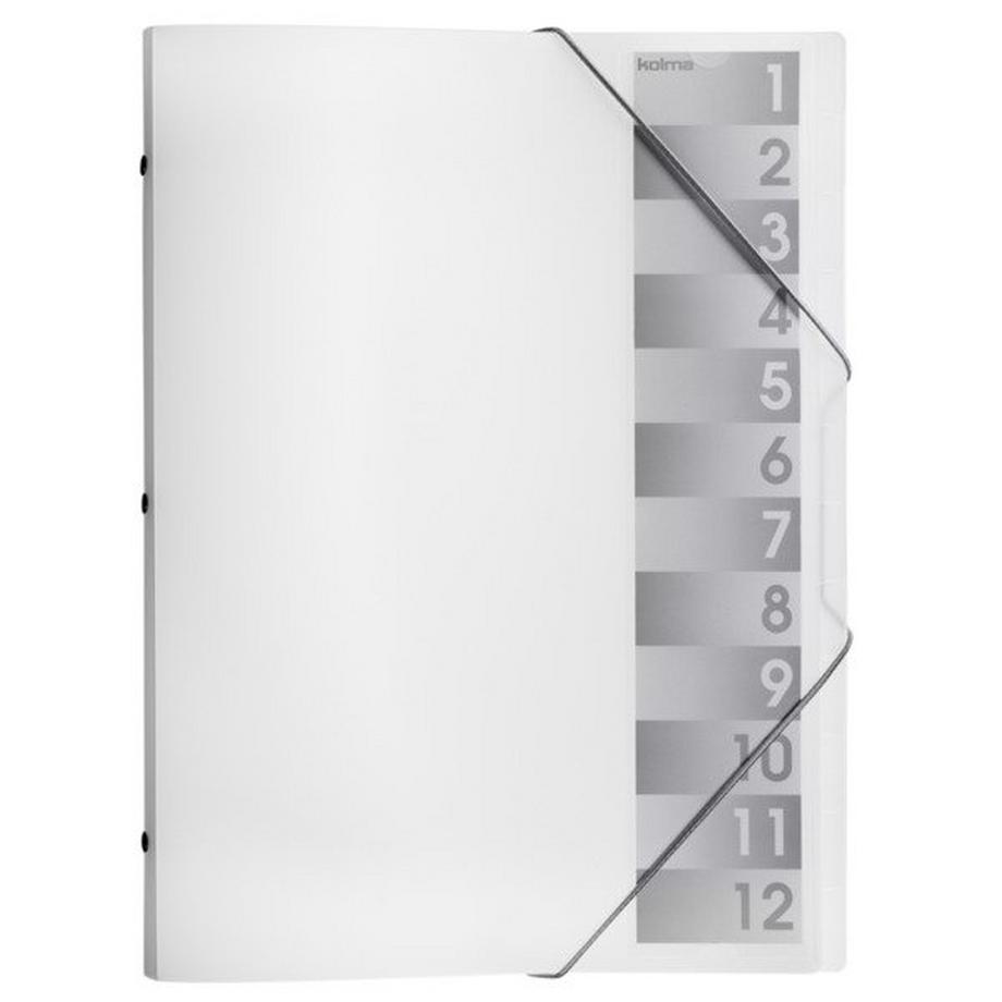 KOLMA Pendenzenmappe A4 11.212.00 transparent 12-teilig