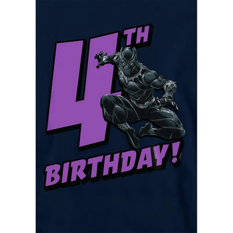 Black Panther  Sweat À Capuche 4ème Anniversaire 