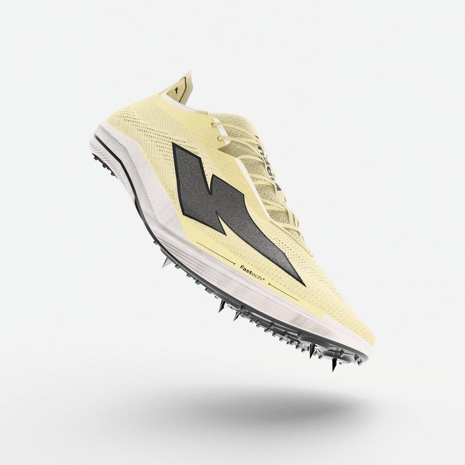 KIPRUN  Leichtathletik-Spikes für Langstrecke, Kiprun AT Long 900 Vanille 