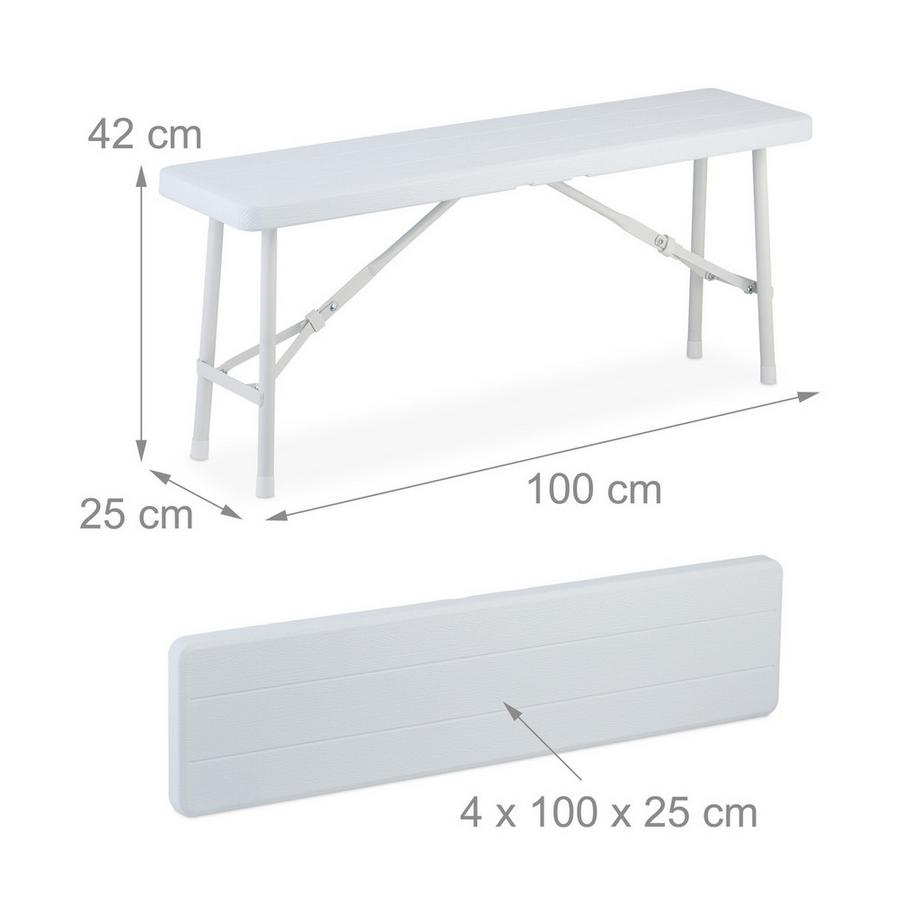B2X Bierbank 2er Set in Holzoptik  