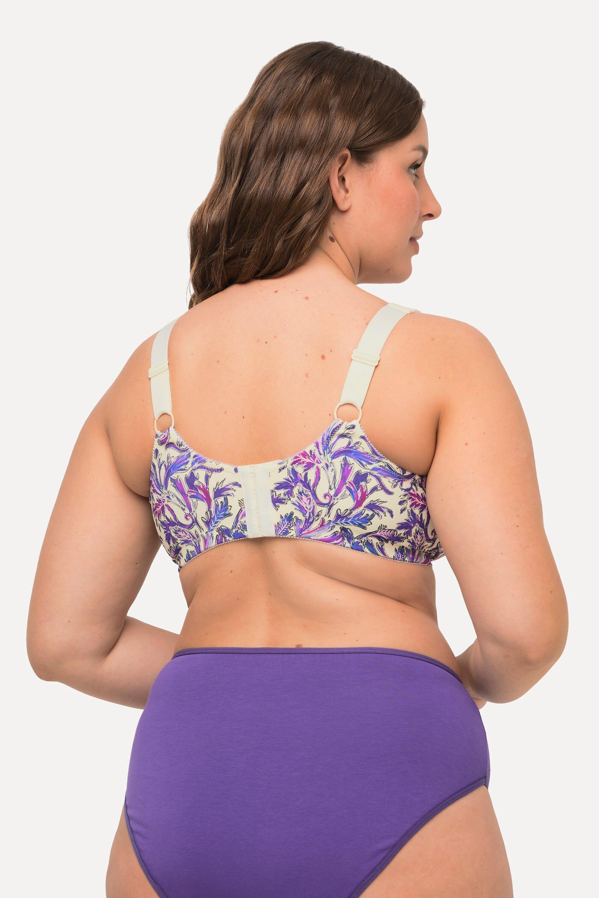 Ulla Popken Reggiseno sostenitivo senza ferretto coppa C - F  