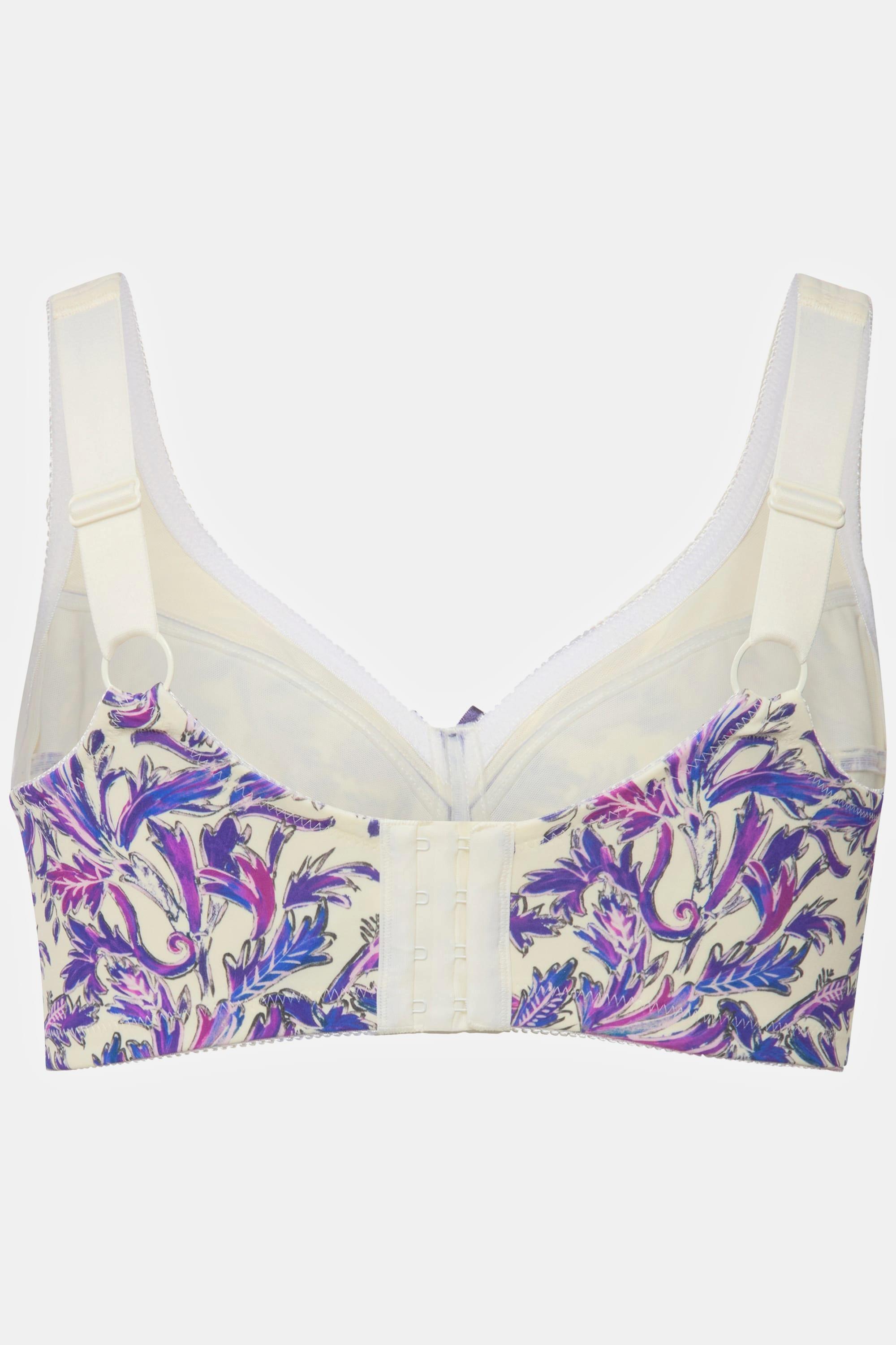 Ulla Popken Reggiseno sostenitivo senza ferretto coppa C - F  