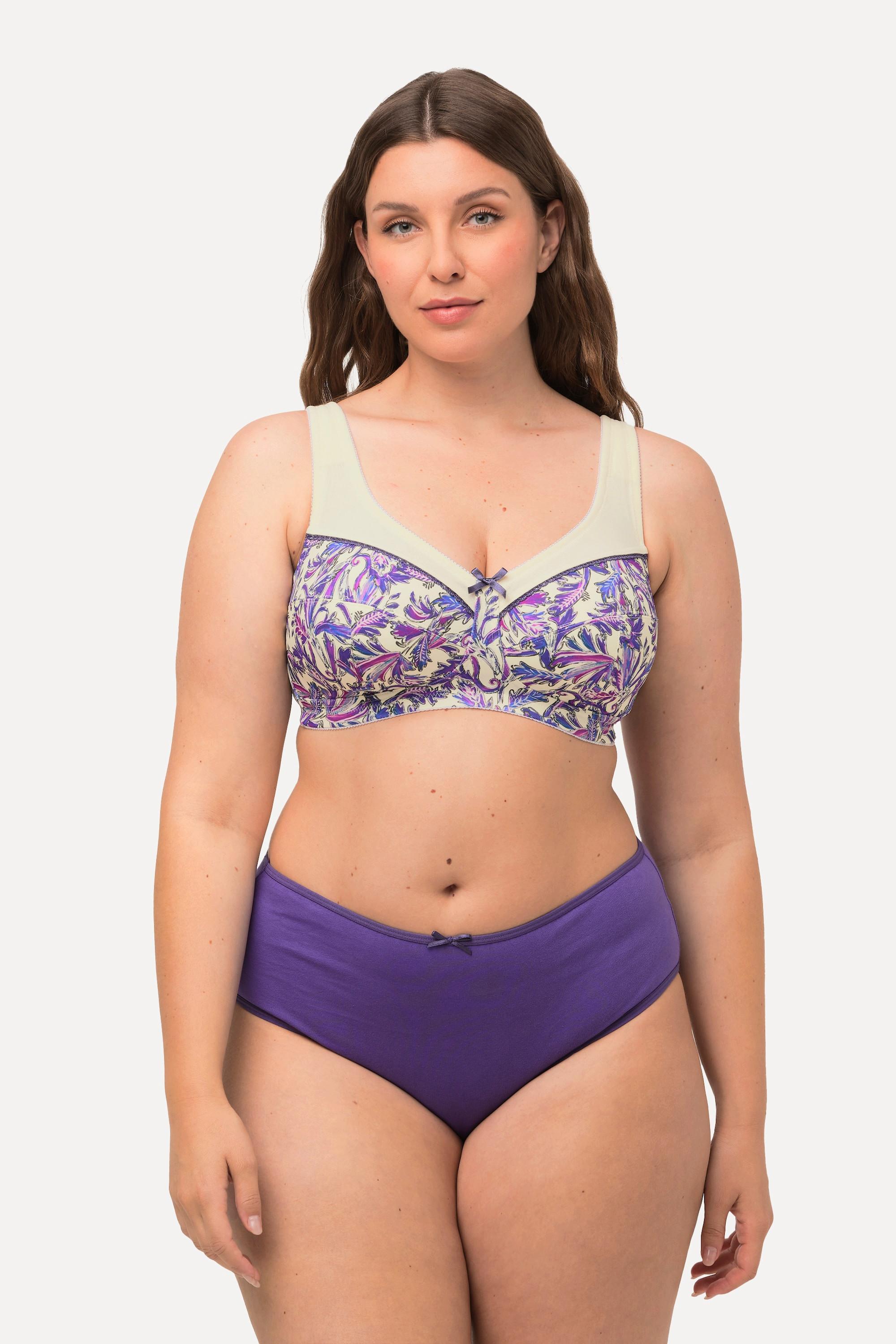 Ulla Popken Soutien-gorge de maintien sans armatures bonnet C - F  