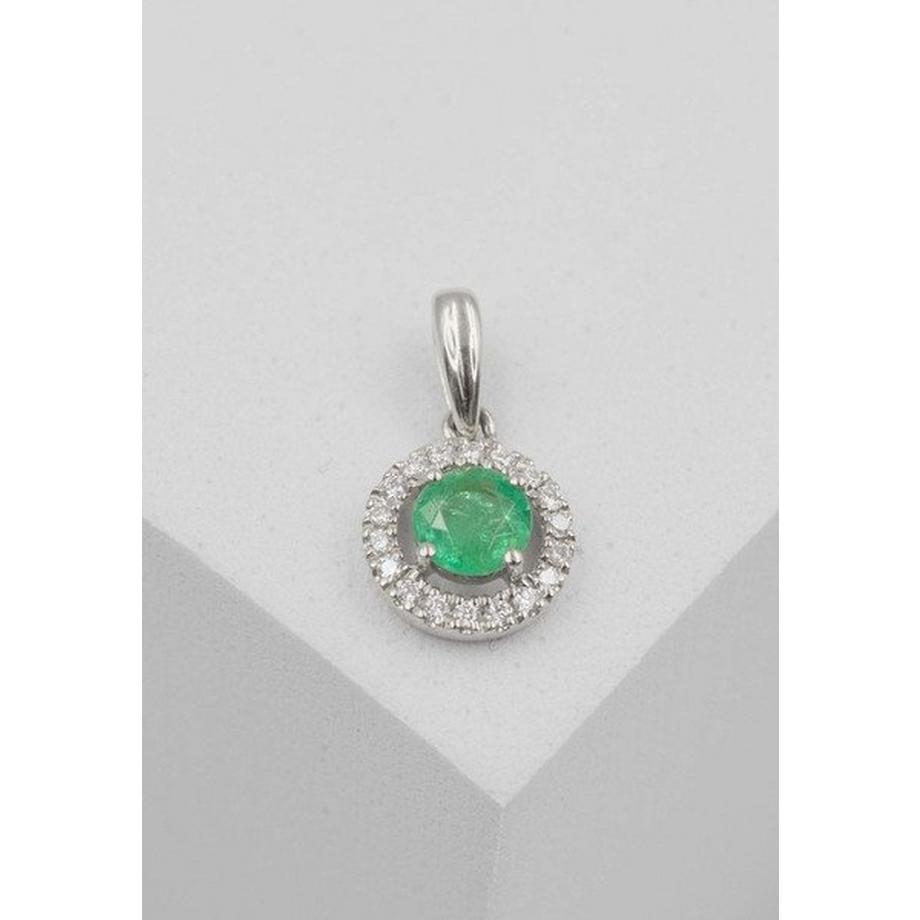 MUAU Schmuck  Pendentif ange en or jaune 750, 12mm 