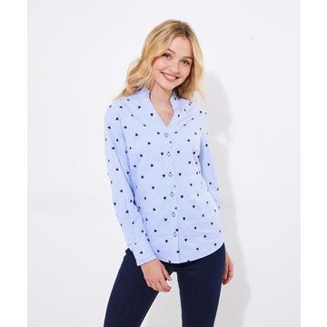 Chemise Brodée Coeur