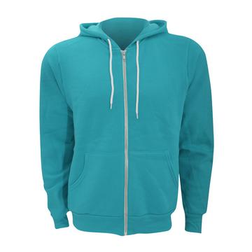 Canvas Fleece Kapuzenjacke