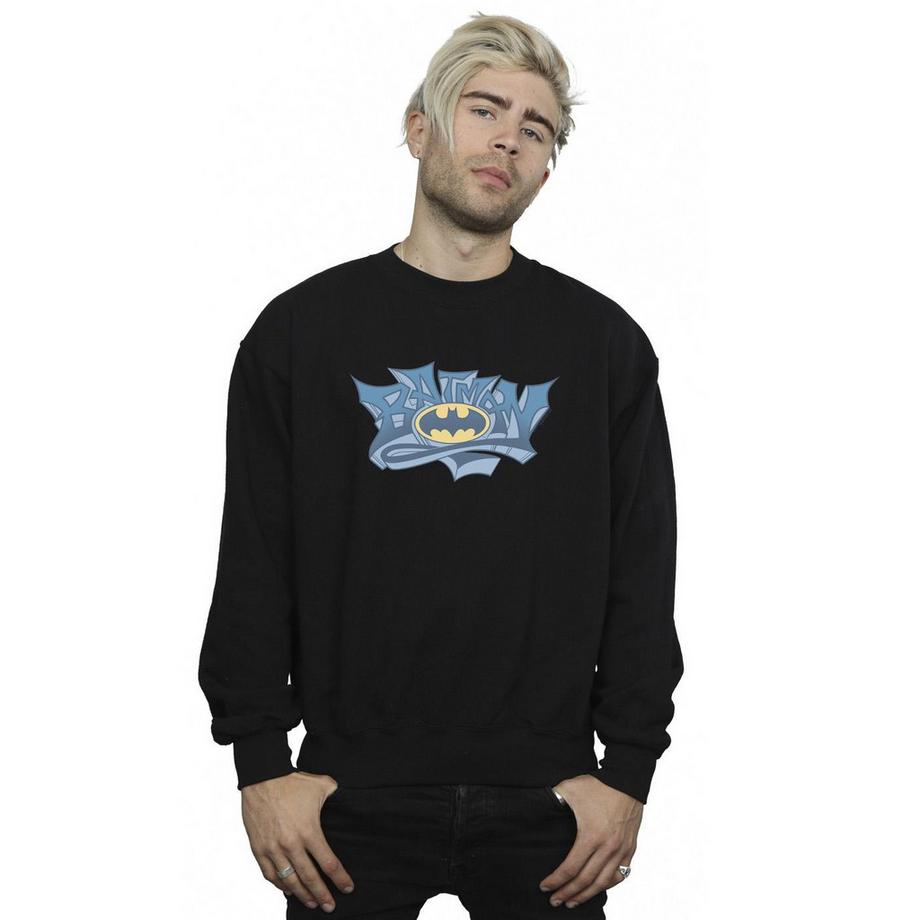 DC COMICS Batman Graffiti Logo Sweatshirt  