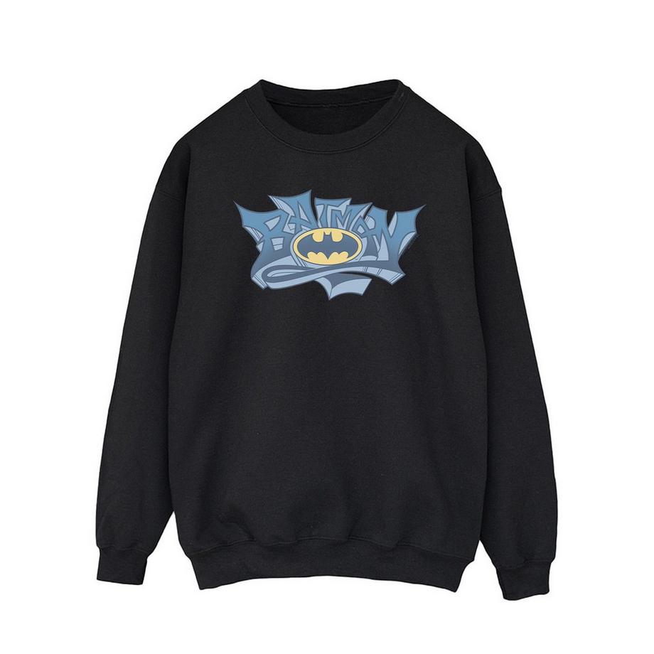 DC COMICS Batman Graffiti Logo Sweatshirt  