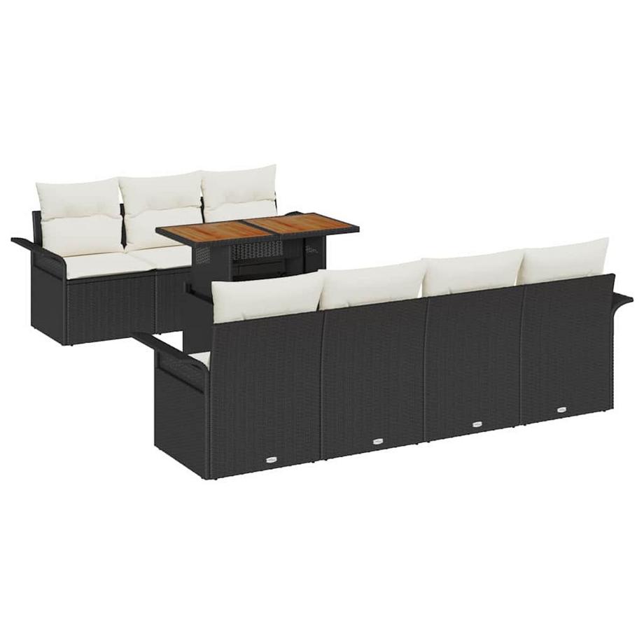 Mobilier de jardin poly rattan