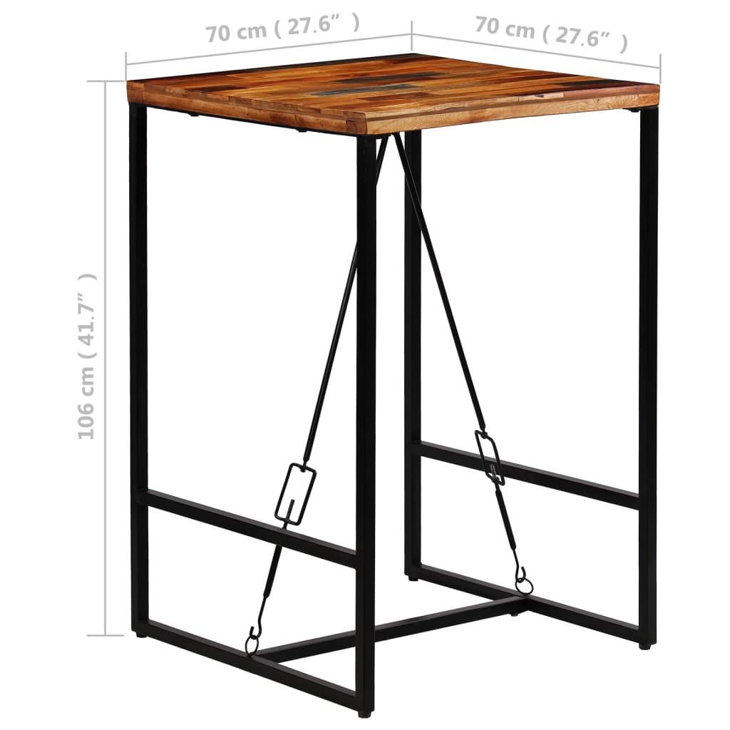 VidaXL Table de bar bois  