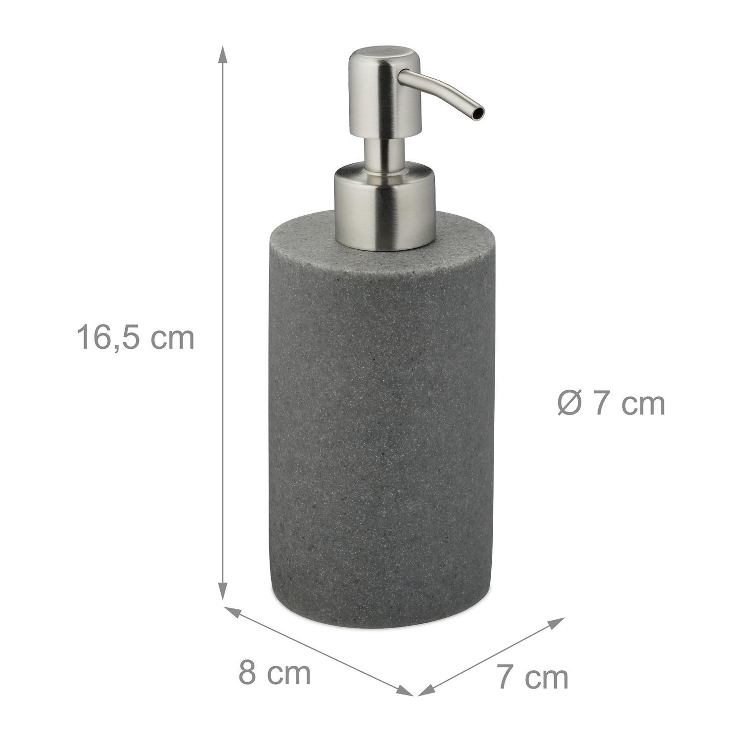 Northix Pompe à savon en acier inoxydable  