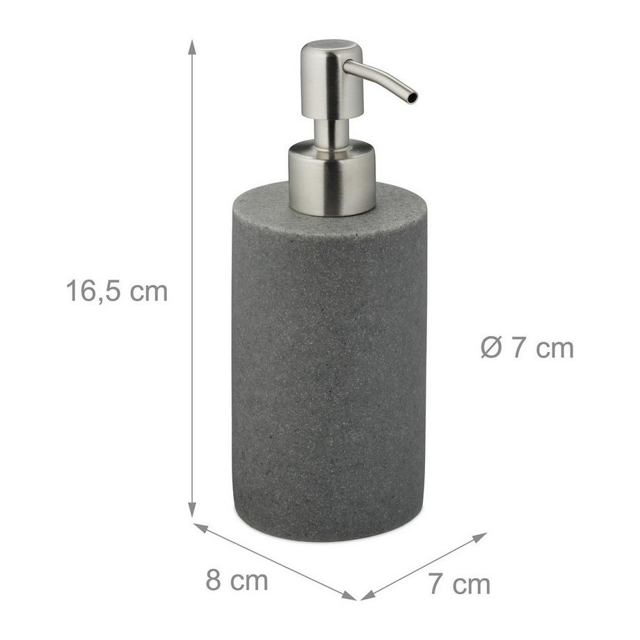 Northix Pompe à savon en acier inoxydable  