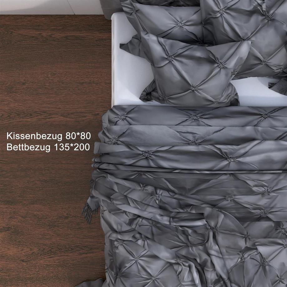 Intirilife Housse de Couette Taie d'Oreiller Set  