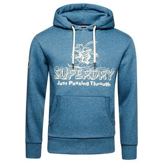 Superdry  weathirt à capuche et motif uperdry travel potcard 