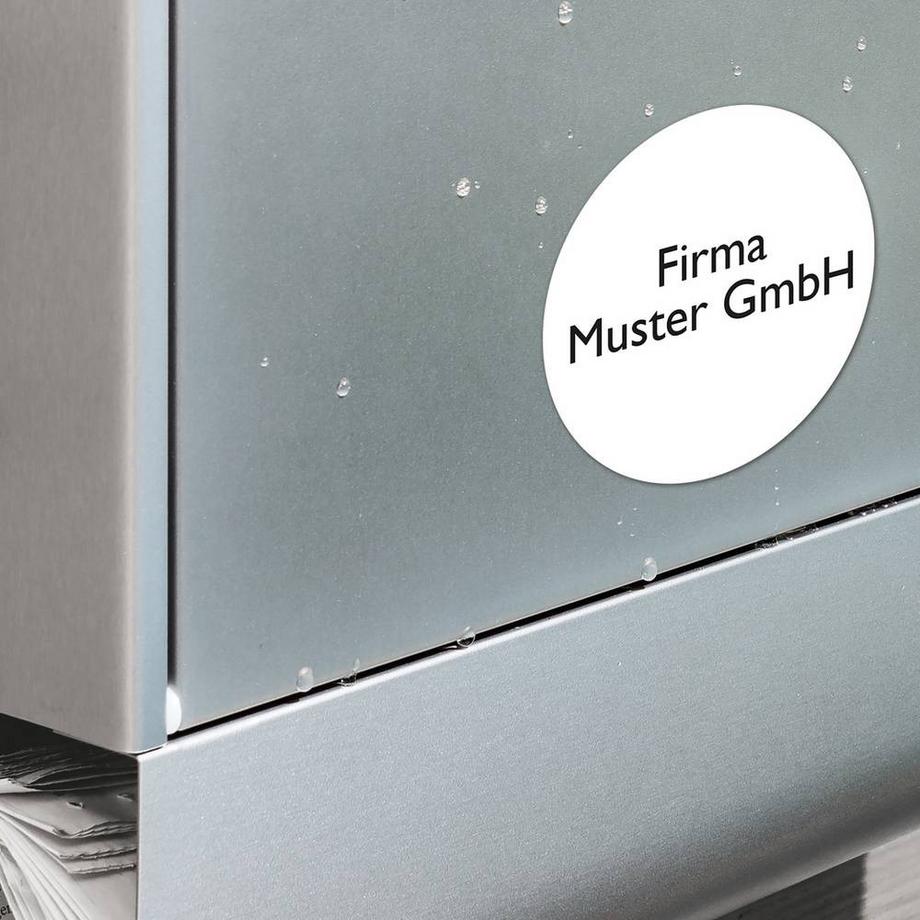 Avery Zweckform Etichetta a pellicola Ø 30 mm Pellicola in poliestere Bianco 960 pz. A tenuta permanente Stampa  