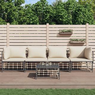 VidaXL Garten lounge set poly-rattan  