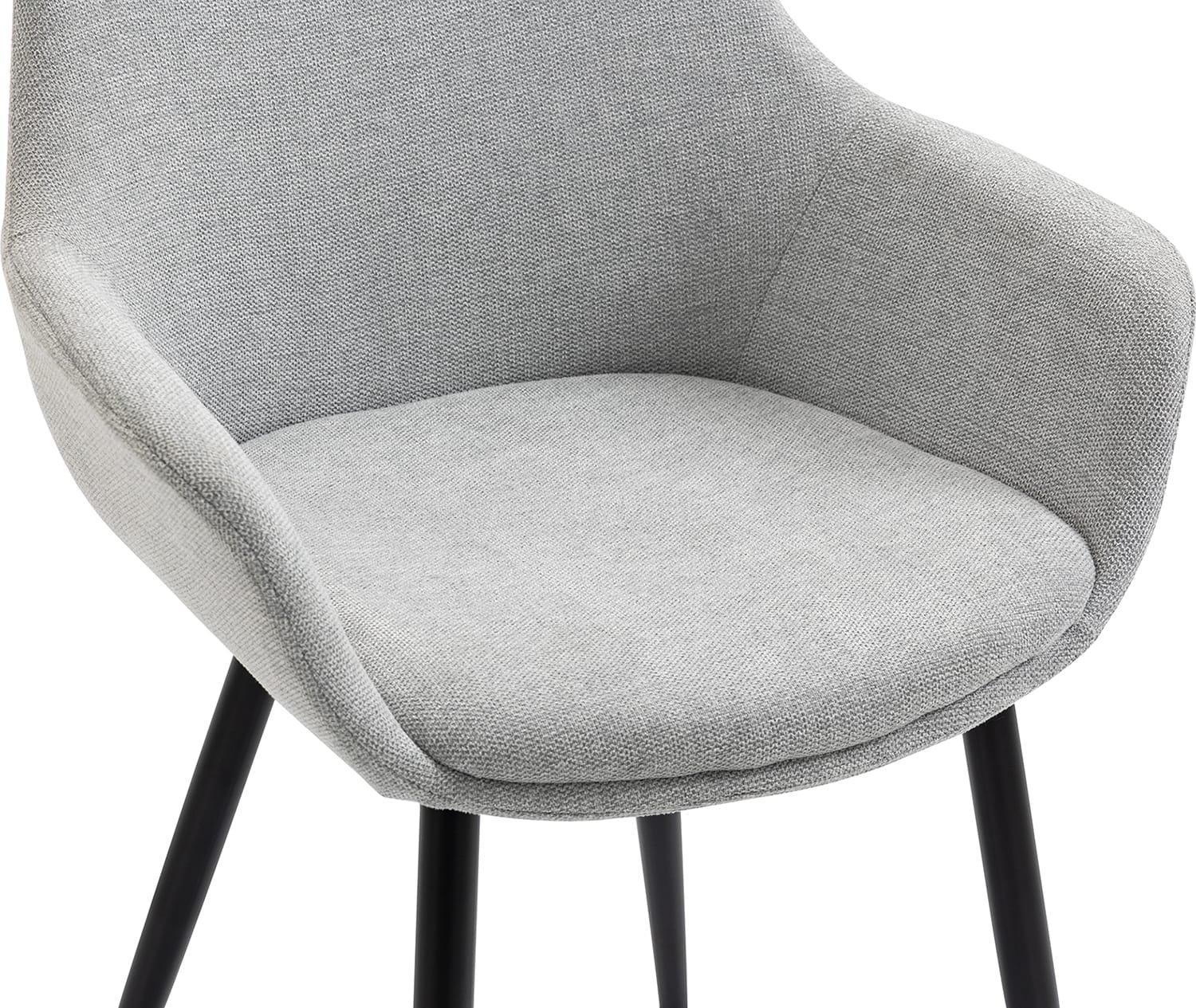 mutoni Fauteuil gris clair (série de 2)  