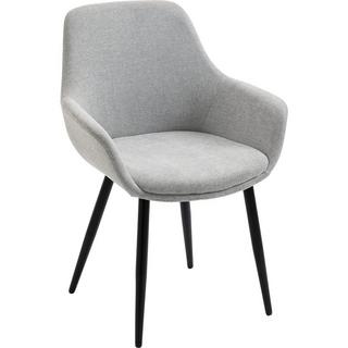 mutoni Fauteuil gris clair (série de 2)  