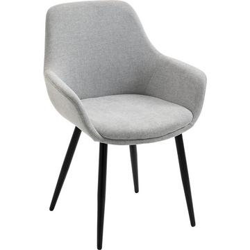 Fauteuil gris clair (série de 2)