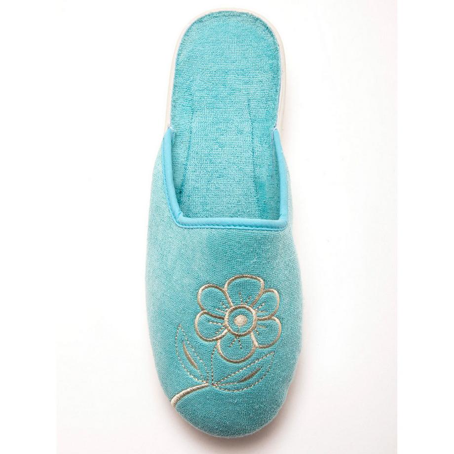 Pédiconfort Damen Frottee Pantoletten  