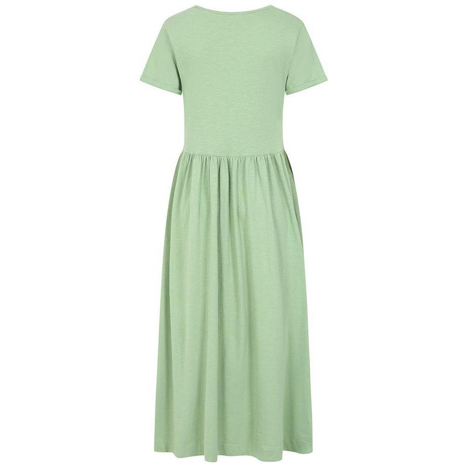 Lazy Jacks Gesammeltes Kurzarm Maxikleid  