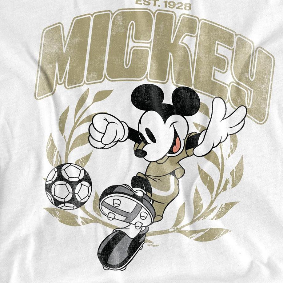 Disney  T-ShirtMotif Mickey Mouse Motiftyle Laurier Et Foot 
