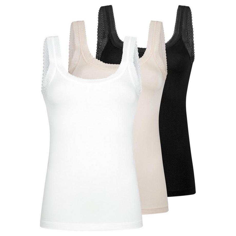 Modal Lace lot de 3  - maillot de corps / Top
