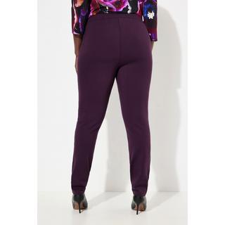 Ulla Popken Sienna Pantalon Punto Coupe Slim Taille Élastique  