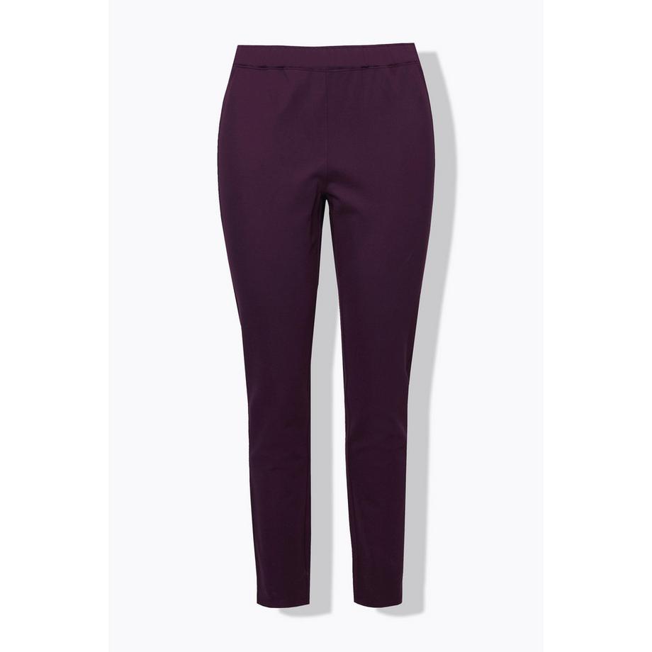 Ulla Popken Sienna Schmale Passform Puntohose Elastischer Bund  