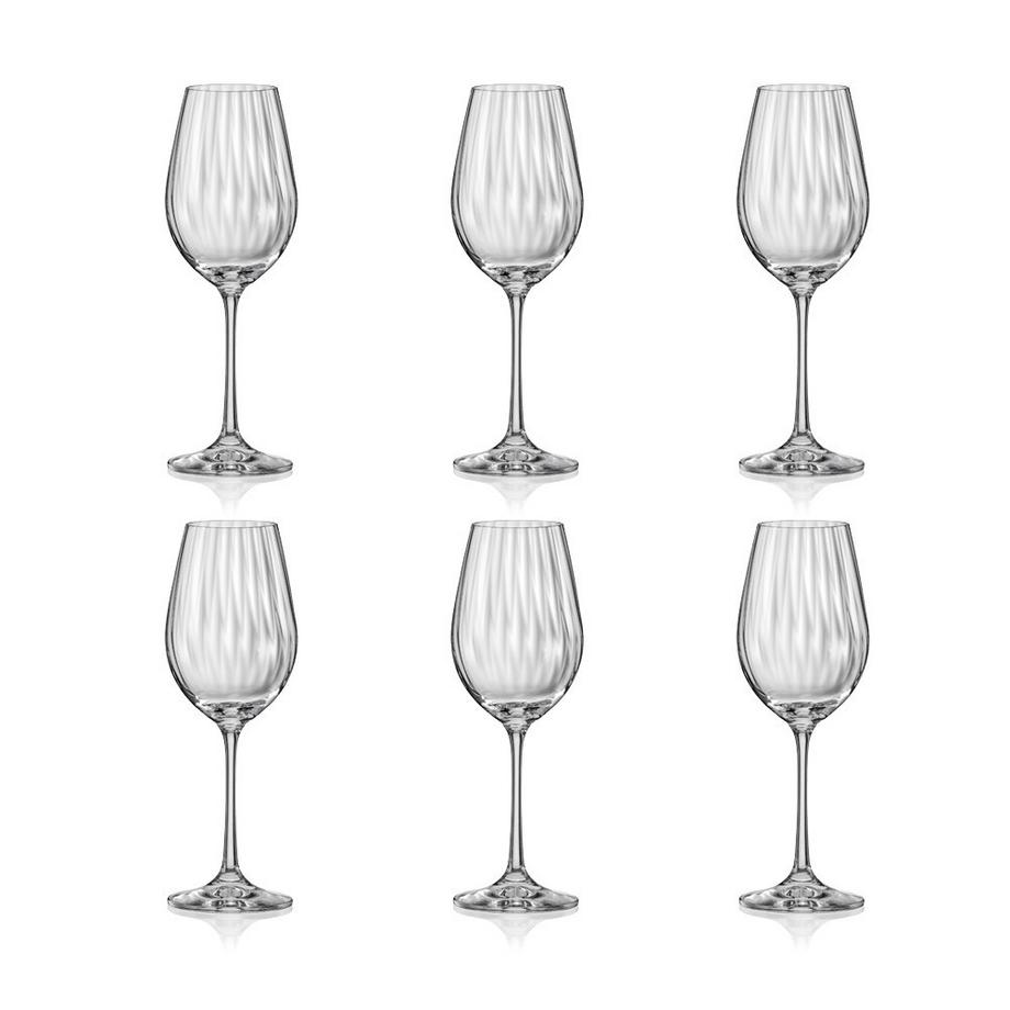 Aulica  VERRE A VIN 350 ML WATERFALL - LOT DE 6 