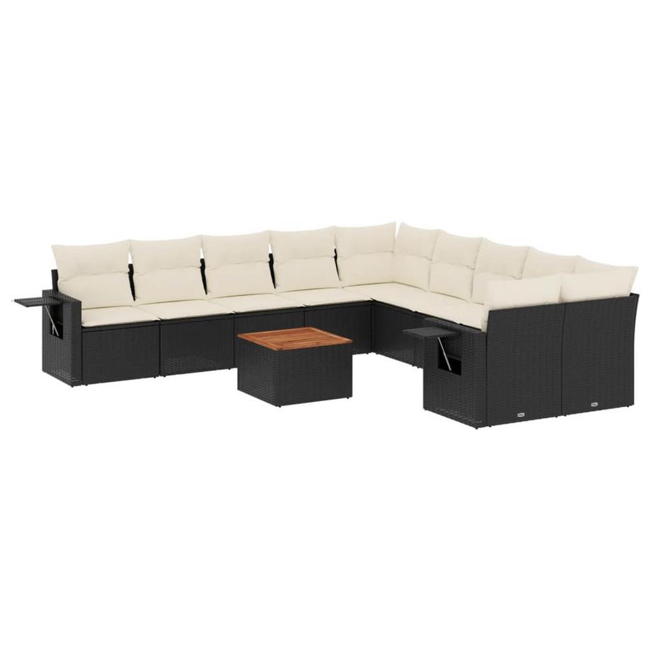 Ensemble de canapés de jardin rotin synthétique