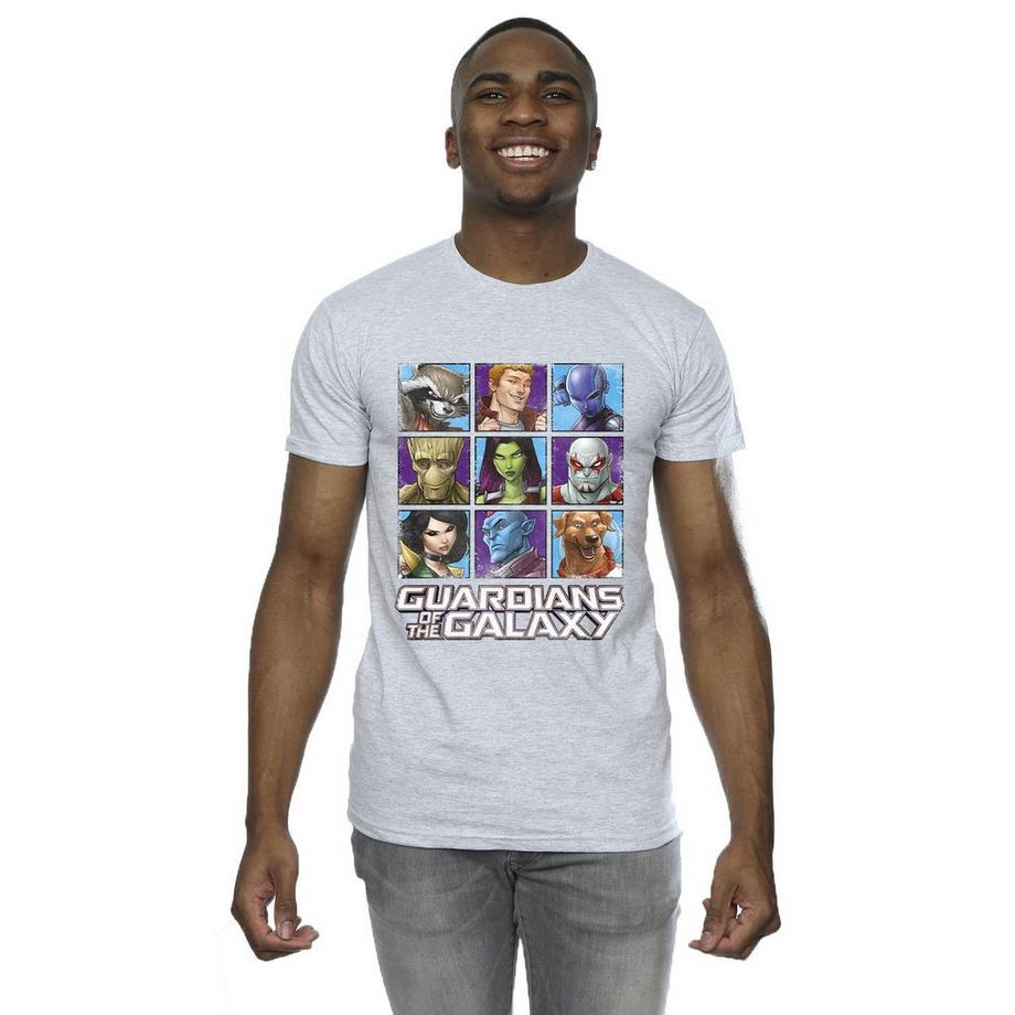 Guardians Of The Galaxy Guardians of the Galaxy Character Grid T-Shirt  